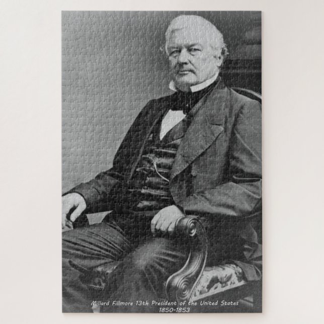Puzzle Millard Fillmore 13e président des États-Unis. (Vertical)