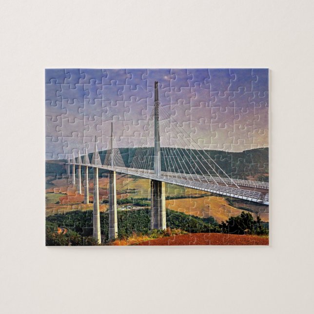 Puzzle Millau Viaduct, France (Horizontal)