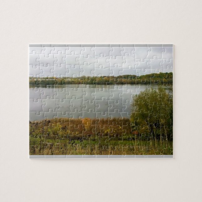 Puzzle Milwaukee River, West Bend, Wisconsin (Horizontal)