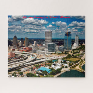 Puzzle Milwaukee Wisconsin.Joyeux Noël