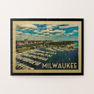 Puzzle Milwaukee Wisconsin Vintage voyage