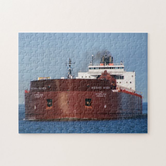 Puzzle Miner Mesabi navire sur le lac Supérieur Jigsaw Pu (Horizontal)