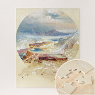 Puzzle Minerva Terrace, Yellowstone par Thomas Moran