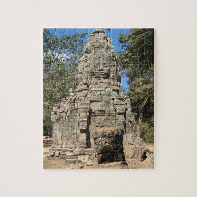 Puzzle Mini Bayon ... Ta Prohm, Siem Reap, Cambodge (Vertical)