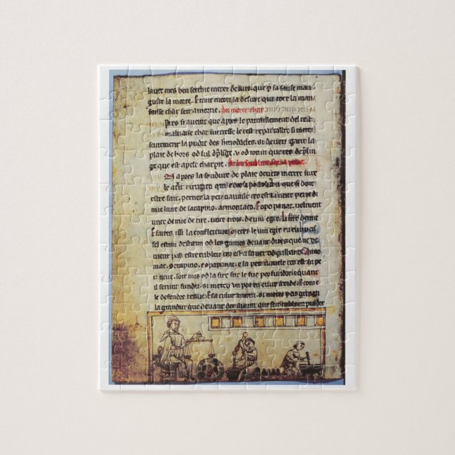 Puzzle Miniature anglaise, "Medica", illustrant un apoth (Vertical)