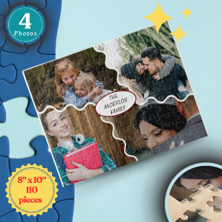 Puzzle minimaliste personnalisé | Cadeau mémorable