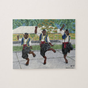 Puzzle Minotaures grecques Danser un petit casse-tête Ima