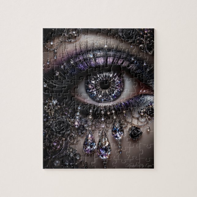 Puzzle Minuit dans Facets ~À travers mes yeux (Vertical)