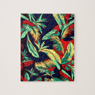 Puzzle Minuit des Feuilles exotiques de Madagascar