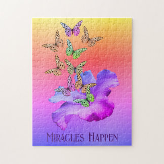 Puzzle Miracles Hibiscus Papillons Inspiration