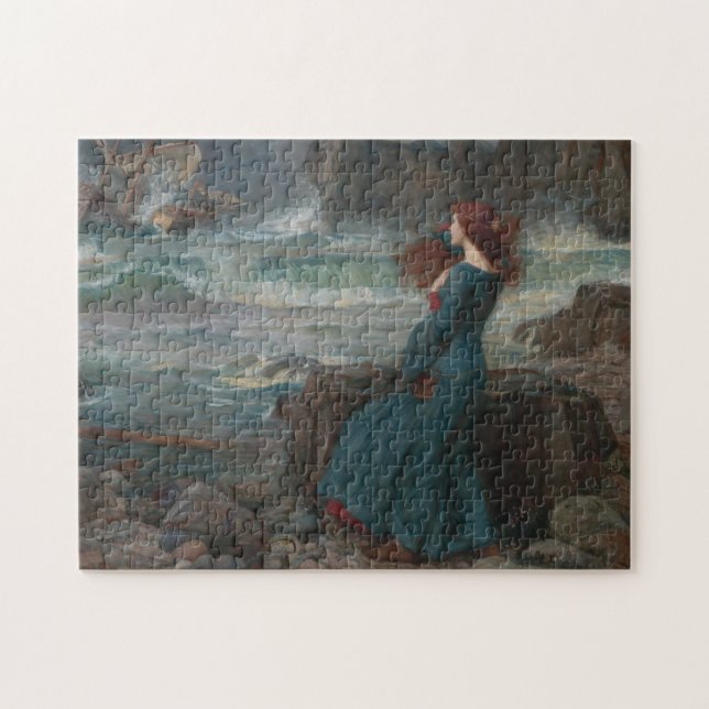Puzzle Miranda et la tempête par John Waterhouse (Horizontal)
