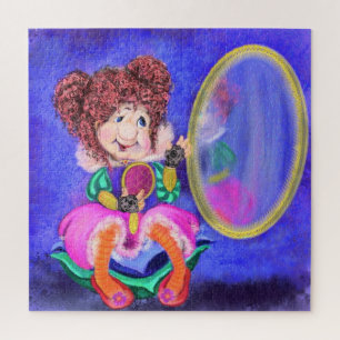 Puzzle Miroir miroir sur le mur Je suis belle Miss Monde