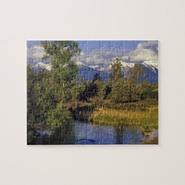Puzzle Mission Creek traverse le National Bison (Horizontal)