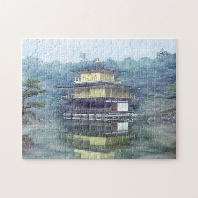 Puzzle Mist on the Golden Pavilion - Kyoto, Japan, Asia (Horizontal)
