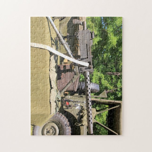 Puzzle Mitrailleuse de calibre du cru 30 et une ceinture (Vertical)