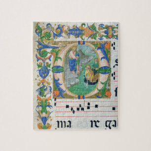 Puzzle Mme 515 f.1r l'ébauche miraculeuse des poissons,