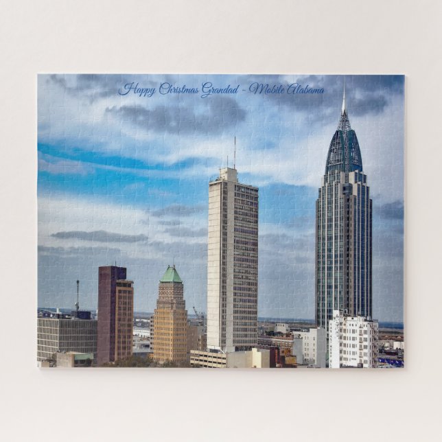 Puzzle Mobile Alabama Joyeux Noël Grand-Père (Horizontal)