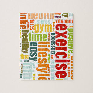 Puzzle Mode de vie de forme physique d'exercice
