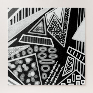 Puzzle Mode piste noir et blanc 2022 Inspiré