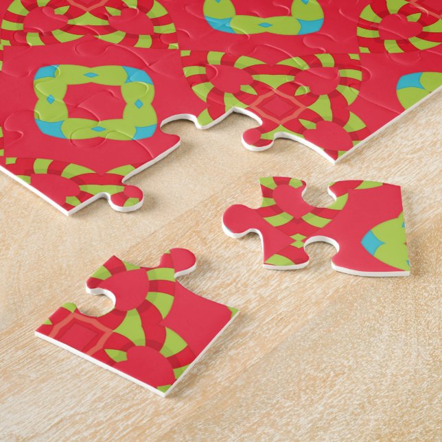 Puzzle Modèle de charme des fêtes de Noël 01 -  (Côté)