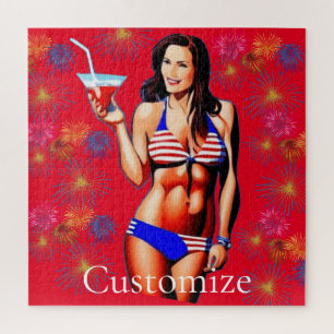 Puzzle Modèle de conditionnement physique en bikini patri