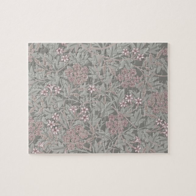 Puzzle Modèle de fleur de jasmin de William Morris (Horizontal)