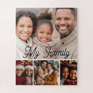 Puzzle Modèle de photos de famille personnalisées
