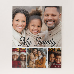 Puzzle Modèle de photos de famille personnalisées