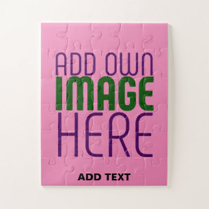 PUZZLE MODÈLE DE TEXTE D'IMAGE CHAUD MODERNE ÉDITABLE