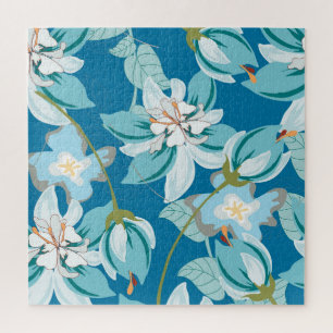 Puzzle Modèle floral, design floral polyvalent.