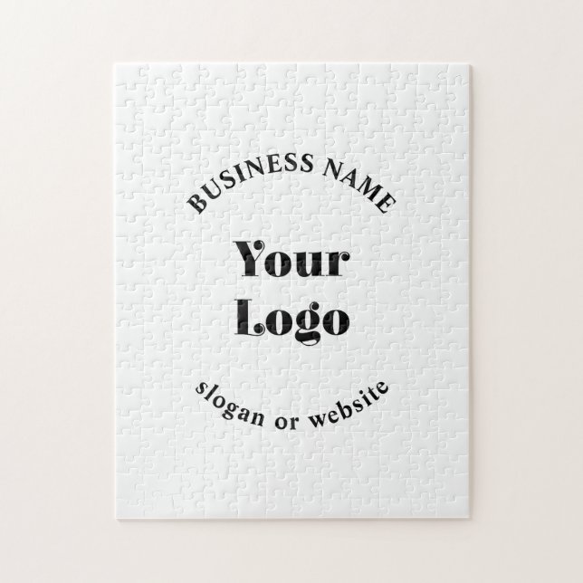 Puzzle Modèle minimaliste rétro-moderne pour votre logo (Vertical)