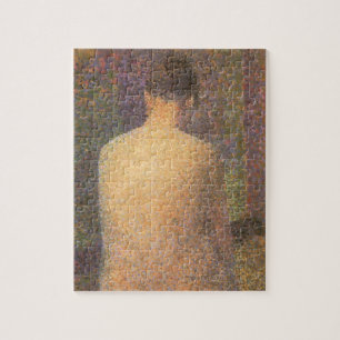 Puzzle Modèle vu de dos par Georges Seurat, Art ancien