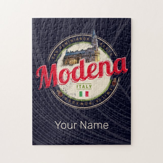 Puzzle Modena Emilia Romagna Balsamique Italie Souvenir (Vertical)