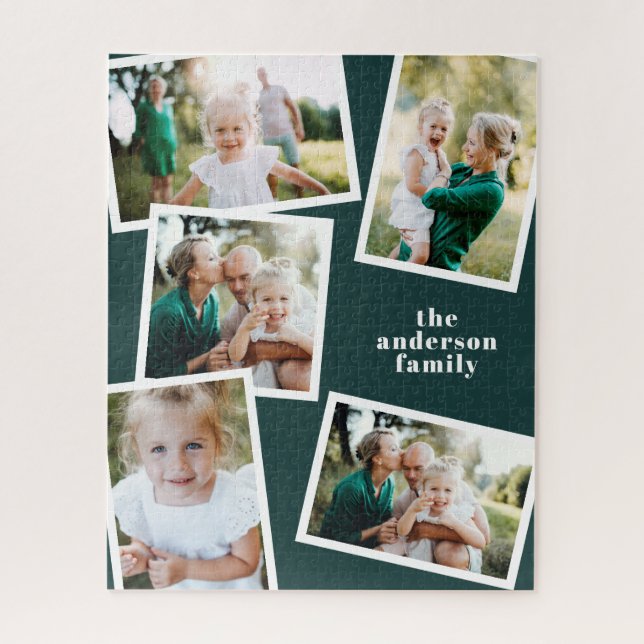 Puzzle Moderne design multi photo famille maison jigsaw p (Vertical)