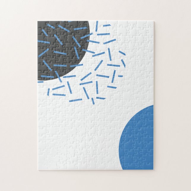 Puzzle Moderne, simple, cool, abstrait, motif graphique (Vertical)