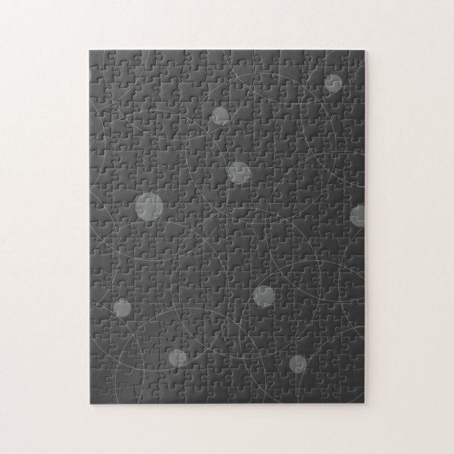 Puzzle Moderne, simple, ludique, amusant motif de cercles (Vertical)