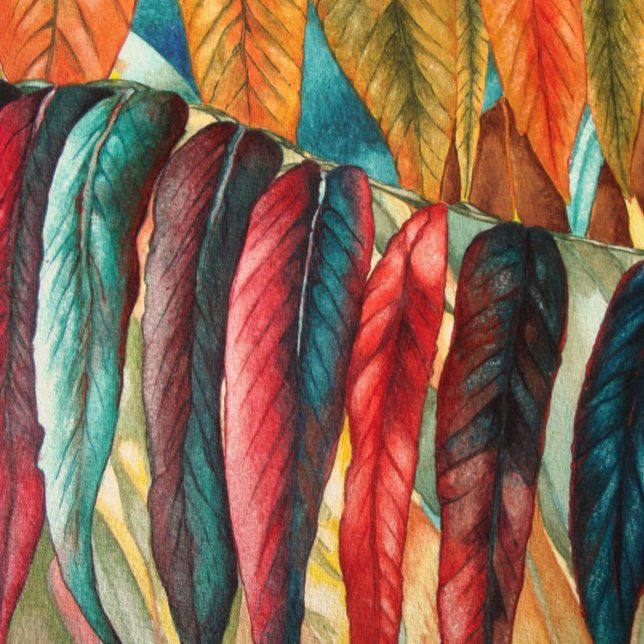 Puzzle moderne stylisé à l'image des couleurs des feuille (Créateur téléchargé)