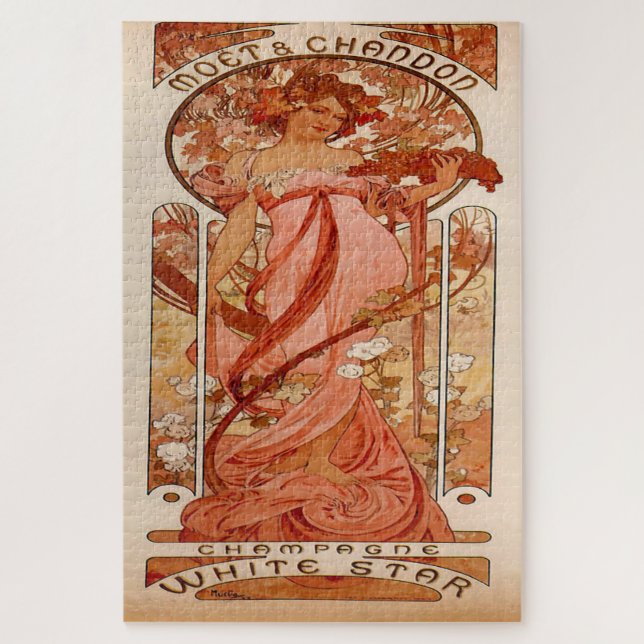 Puzzle Moët & Chandon Étoile blanche : An Art Nouveau Edi (Vertical)