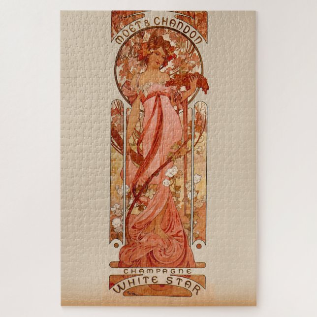 Puzzle Moët & Chandon Étoile blanche : Un Art Nouveau (Vertical)