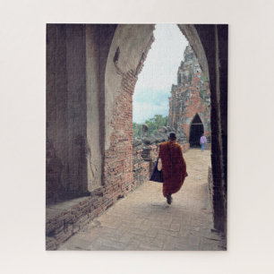 Puzzle Moine bouddhiste Wat Chalwatthanaram Thaïlande