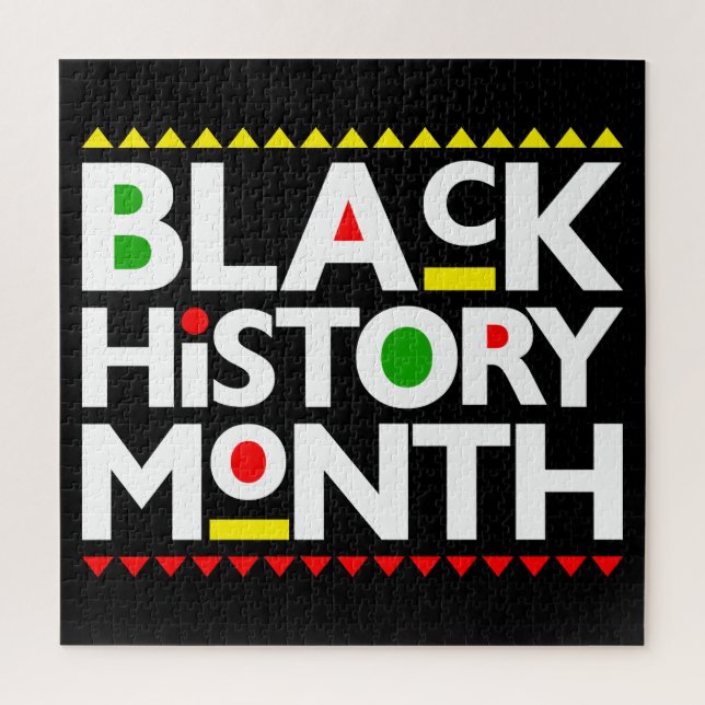 Puzzle Mois de l'histoire noire Melanin King Reine Sista  (Vertical)