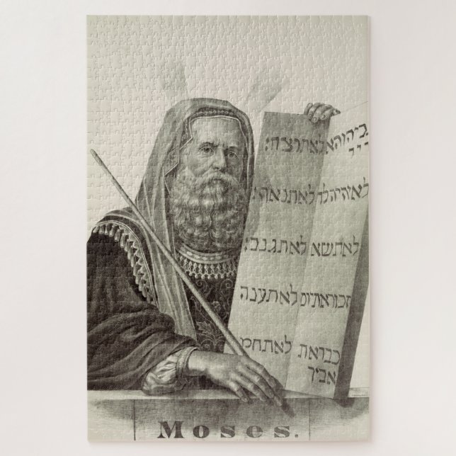 Puzzle Moïse prophète avec les Tables de la Loi (Vertical)