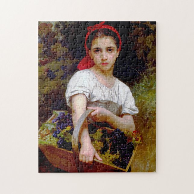 Puzzle Moissonneuse, Bouguereau (Vertical)
