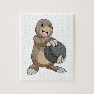 Puzzle Mole à Bowling avec Bowling balle