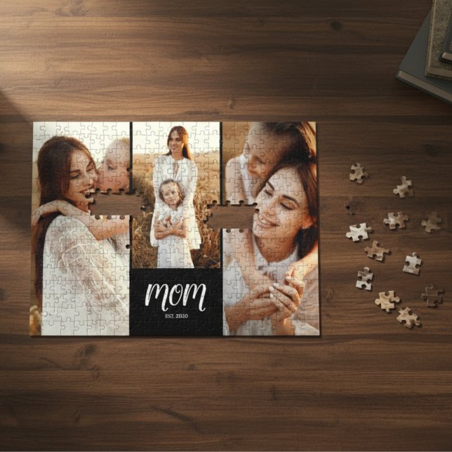 Puzzle Mom Established Modern Script 3 Photo (Créateur téléchargé)