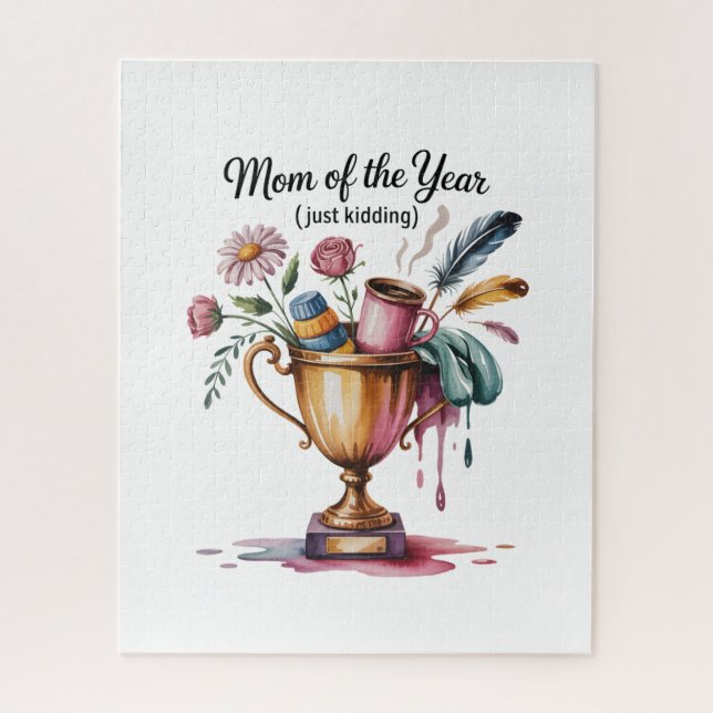 Puzzle Mom Of The Year (Just Kidding) (Vertical)