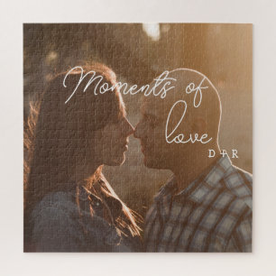 Puzzle Moments d'amour, couple amoureux
