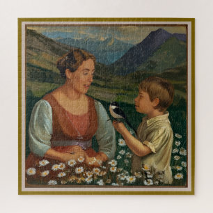 Puzzle Moments magiques et tranquilles entre mère et fils