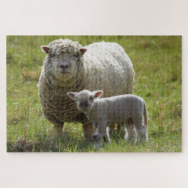 Puzzle Momma's Baby Lamb - 20x30 (Horizontal)