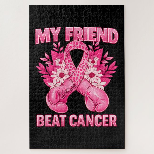 Puzzle Mon ami a vaincu le cancer (Vertical)